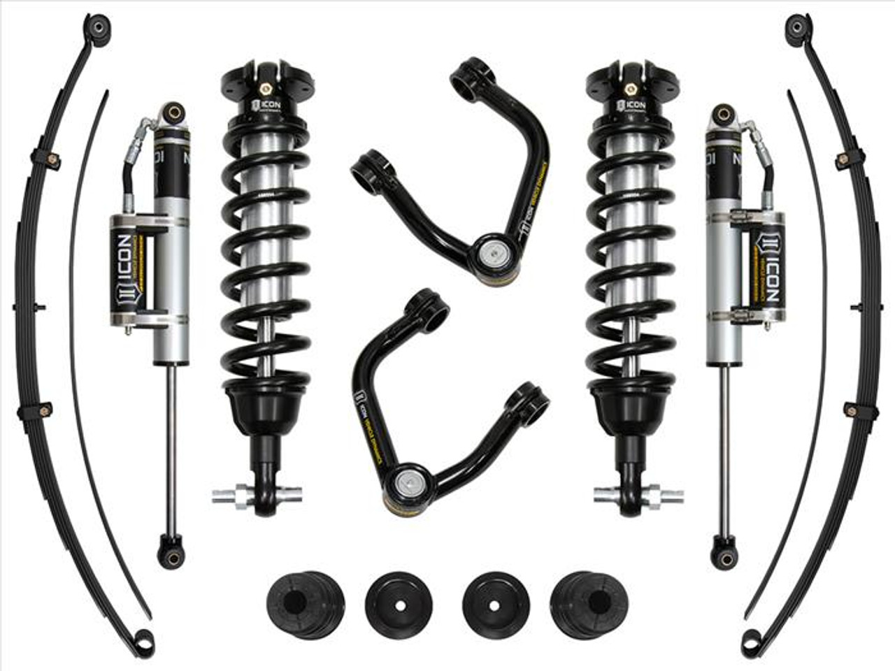 Icon 0-3.5" LIFT STAGE 6 SUSPENSION SYSTEM TUBULAR UCA STEEL KNUCKLE for 2020 to 2023 Ford Ranger (K93206TS)mAIN vIEW
