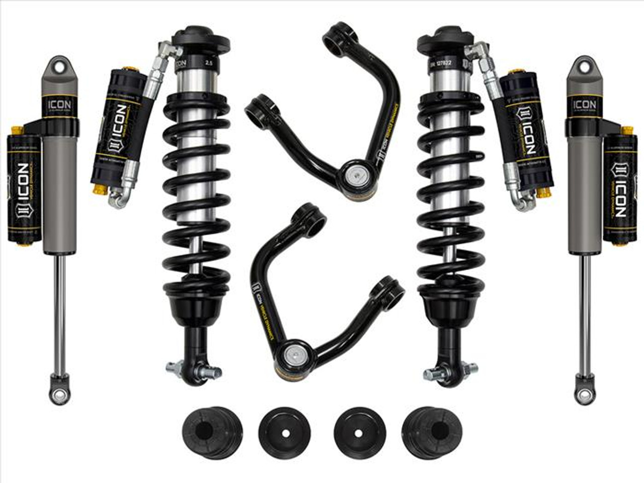  Icon 0-3.5" LIFT STAGE 5 SUSPENSION SYSTEM TUBULAR UCA STEEL KNUCKLE for 2020 to 2023 Ford Ranger (K93205TS) Main View