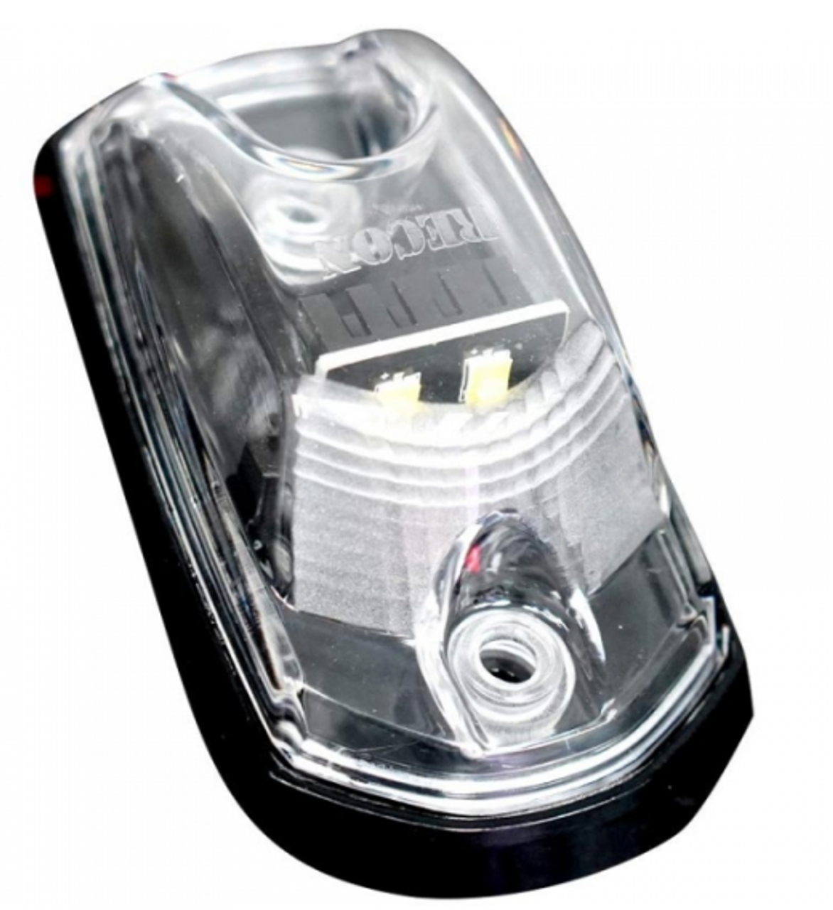Recon Clear Lens White LED Cab Lights with Install Kit 2017 to 2023 Ford Super Duty (Not Equipped with OE Cab Lights) (264342WHCL)-Main View