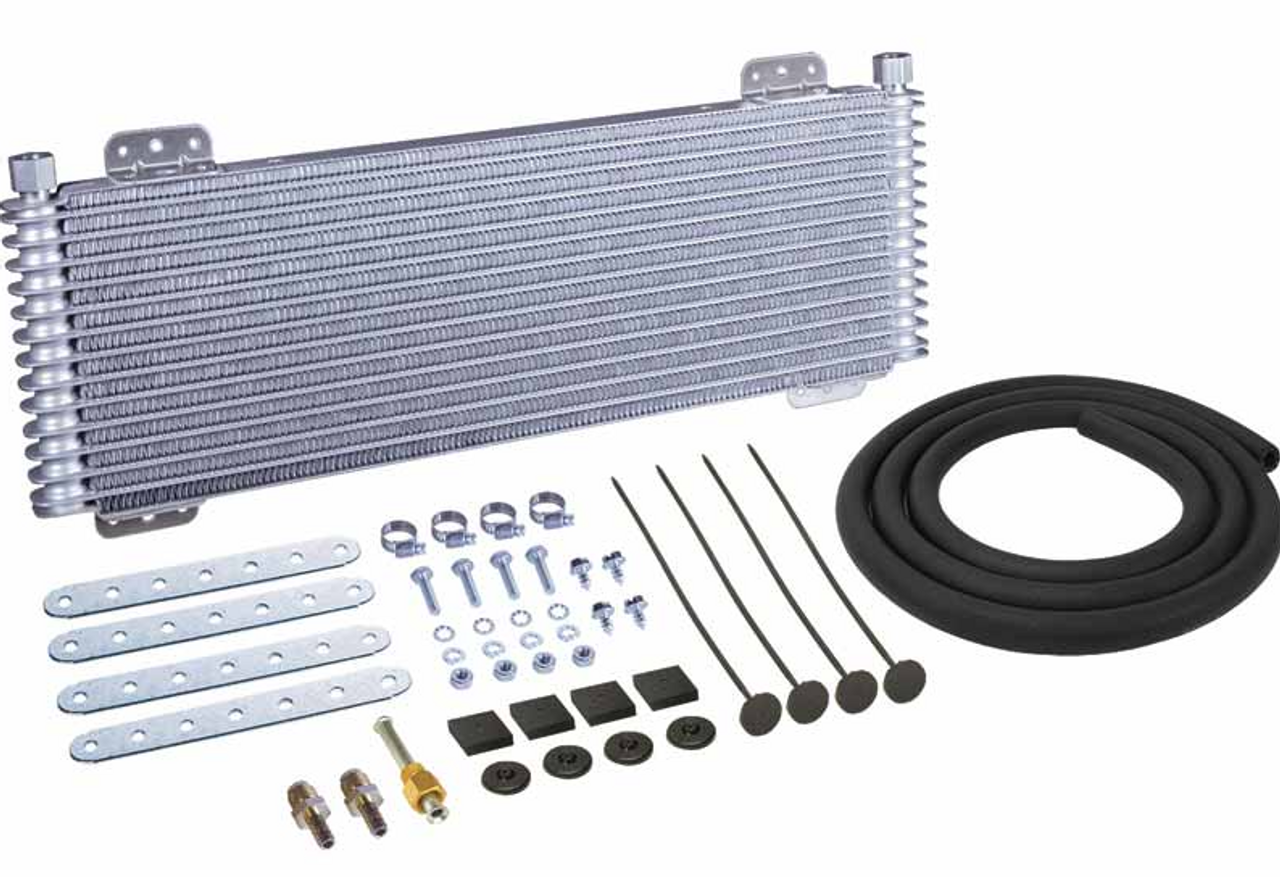 Derale 13-Row Series 9500 Plate & Fin Universal Transmission Cooler Kit