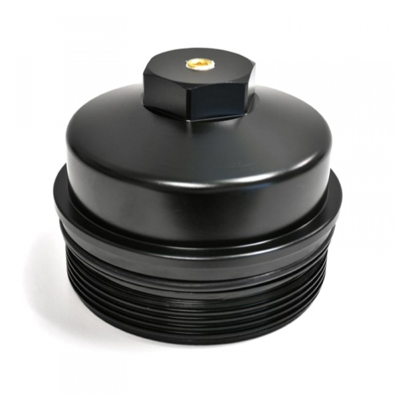 XDP 6.0L/6.4L Billet Oil Filter Cap 2003 to 2010 6.0L/6.4L Powerstroke (XD265)-Main View