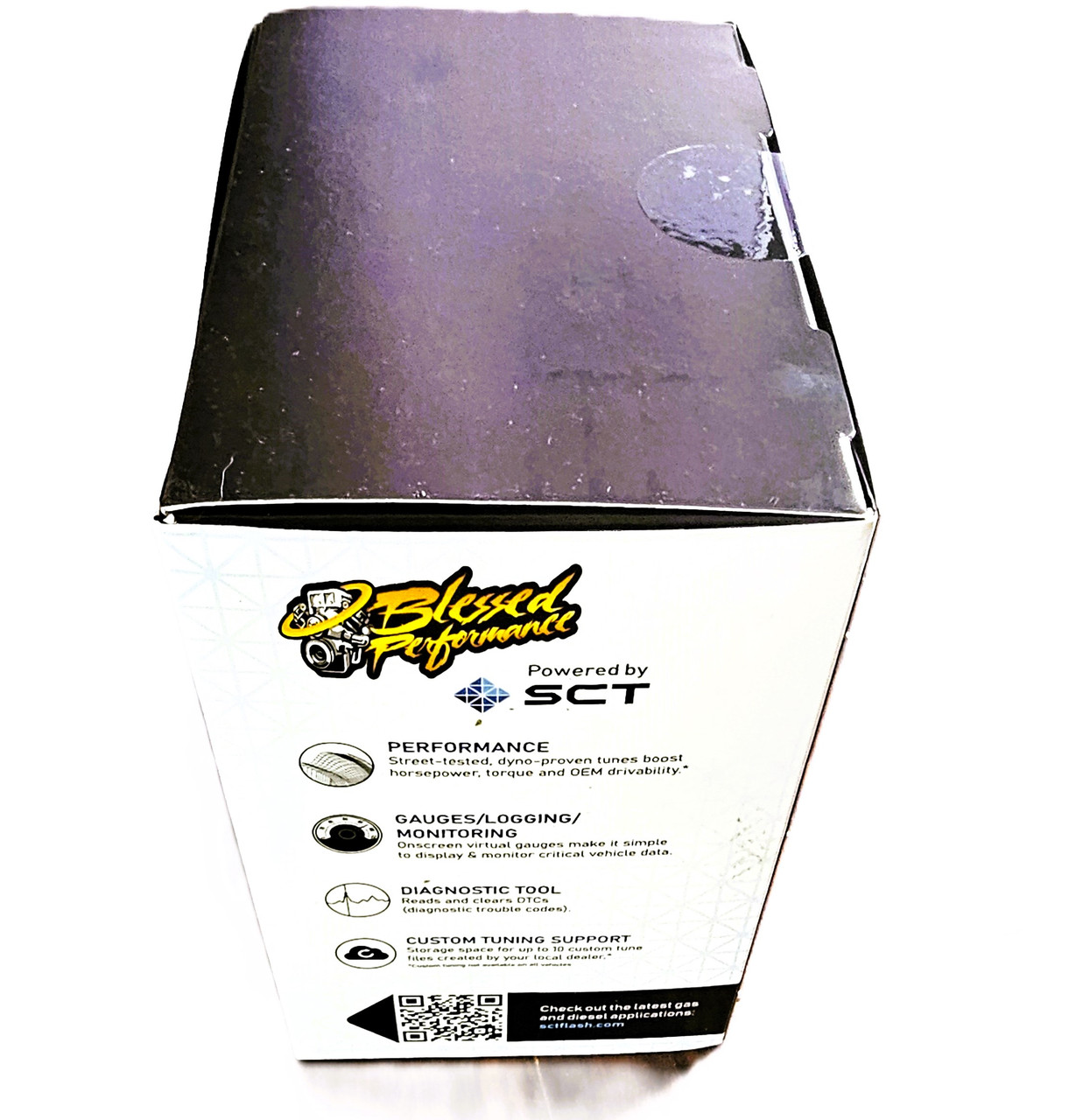 SCT Livewire TS+ Performance Programmer 2003-2007 Ford 6.0 Powerstroke-Free Custom Tuning with Purchase - Box Side A View