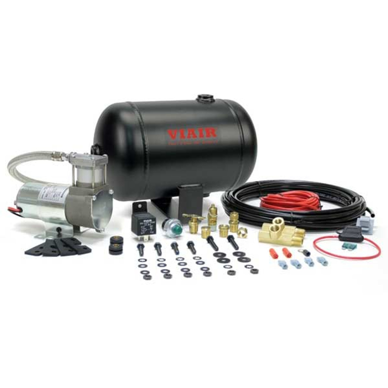 VIAIR ULTRA-LIGHT DUTY ON-BOARD AIR SYSTEM--UNIVERSAL - FOR LIGHT DUTY USE WITH AIR HORNS & AIR LOCKING DIFFERENTIALS