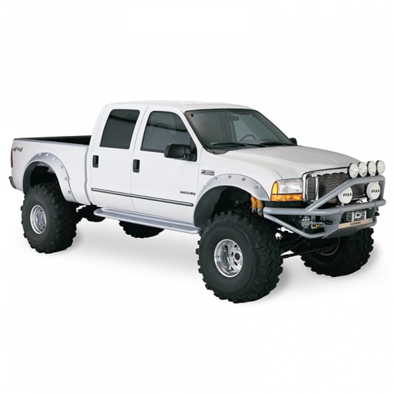 BUSHWACKER  FRONT CUT-OUT FENDER FLARES-1999-2007 FORD F-250/350 SUPER DUTY