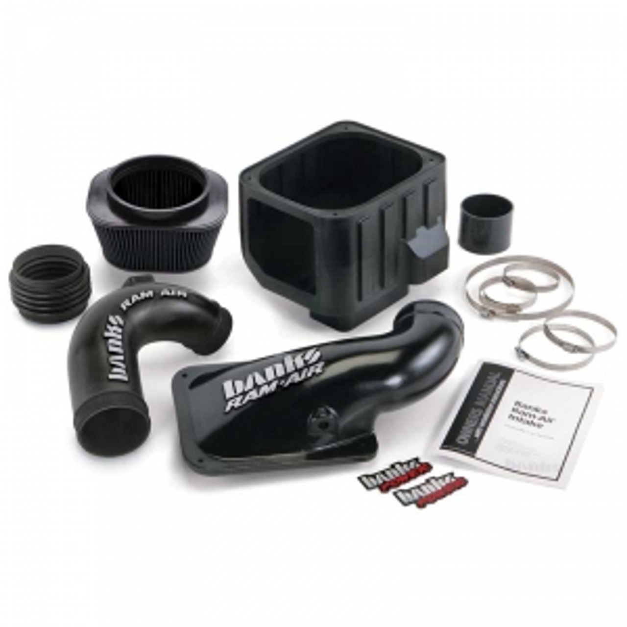 Banks Power Ram-Air Intake System with Dry Filter 2004.5 to 2005 6.6L LLY Duramax (BP42135-D)-Main View