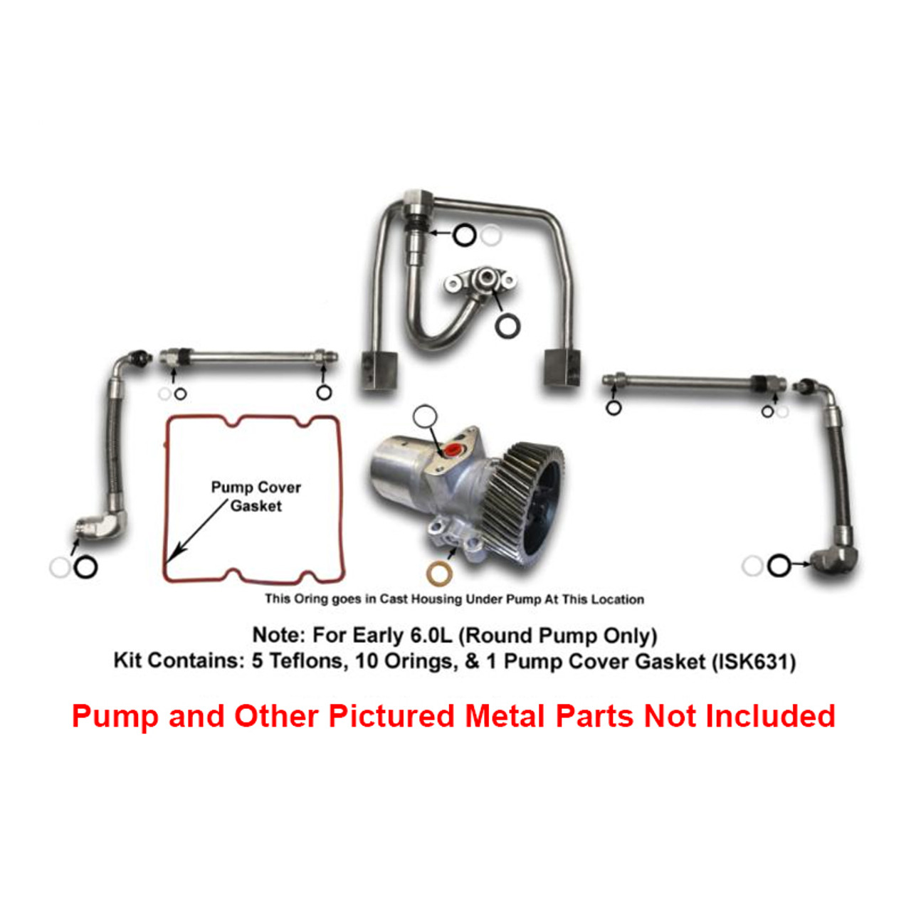 BOSTECH HPOP BRANCH TUBE ASSEMBLY O-RING REPAIR KIT-Other View