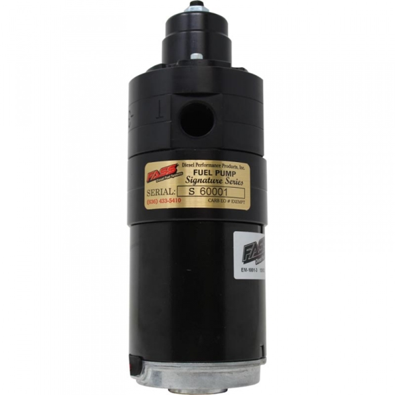 FASS SIGNATURE ADJUSTABLE 100GPH FUEL PUMP 2001-2016 GM 6.6L DURAMAX (STOCK TO MODERATE)