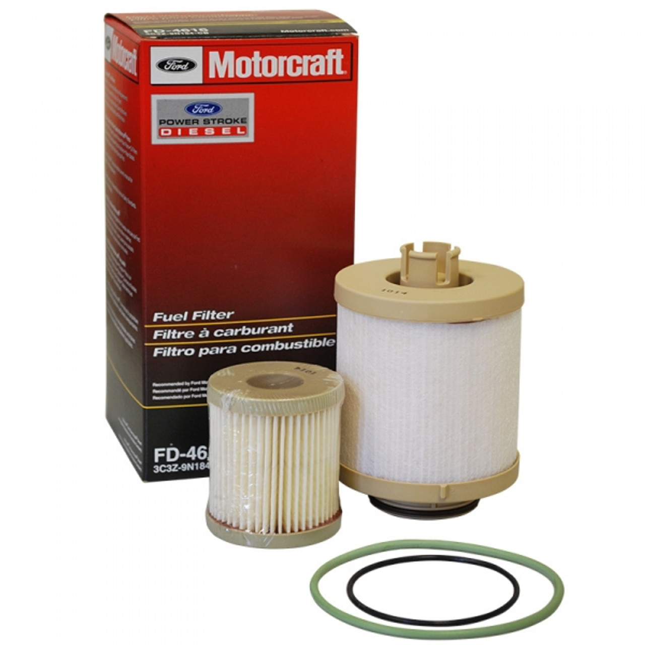 FORD MOTORCRAFT FD-4616 FUEL FILTER 2003-2007 FORD 6.0L POWERSTROKE (FOFD-4616)-Main View