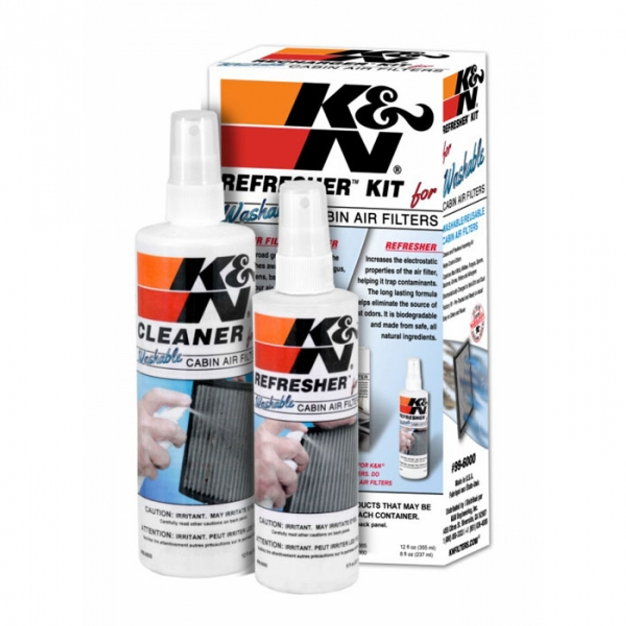 K&N 6.0L Powerstroke Cabin Filter Cleaning Care Kit