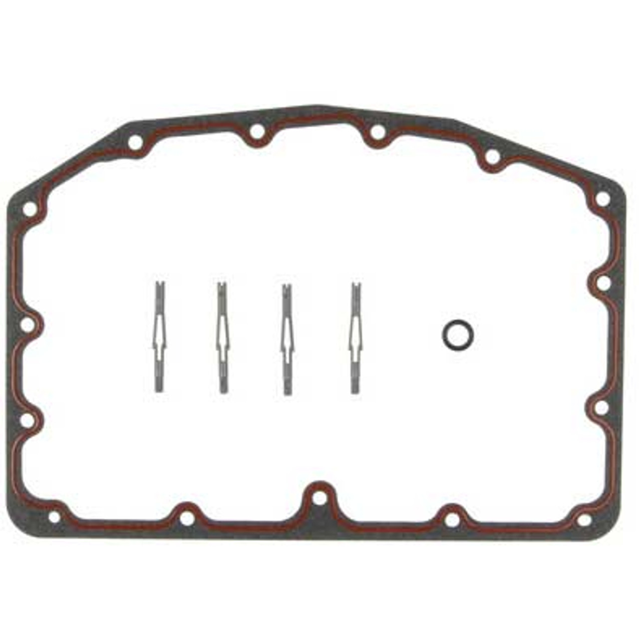 Mahle Engine Oil Pan Gasket 2011 to 2022 6.7L Powerstroke (MCIOS32438)-Main View