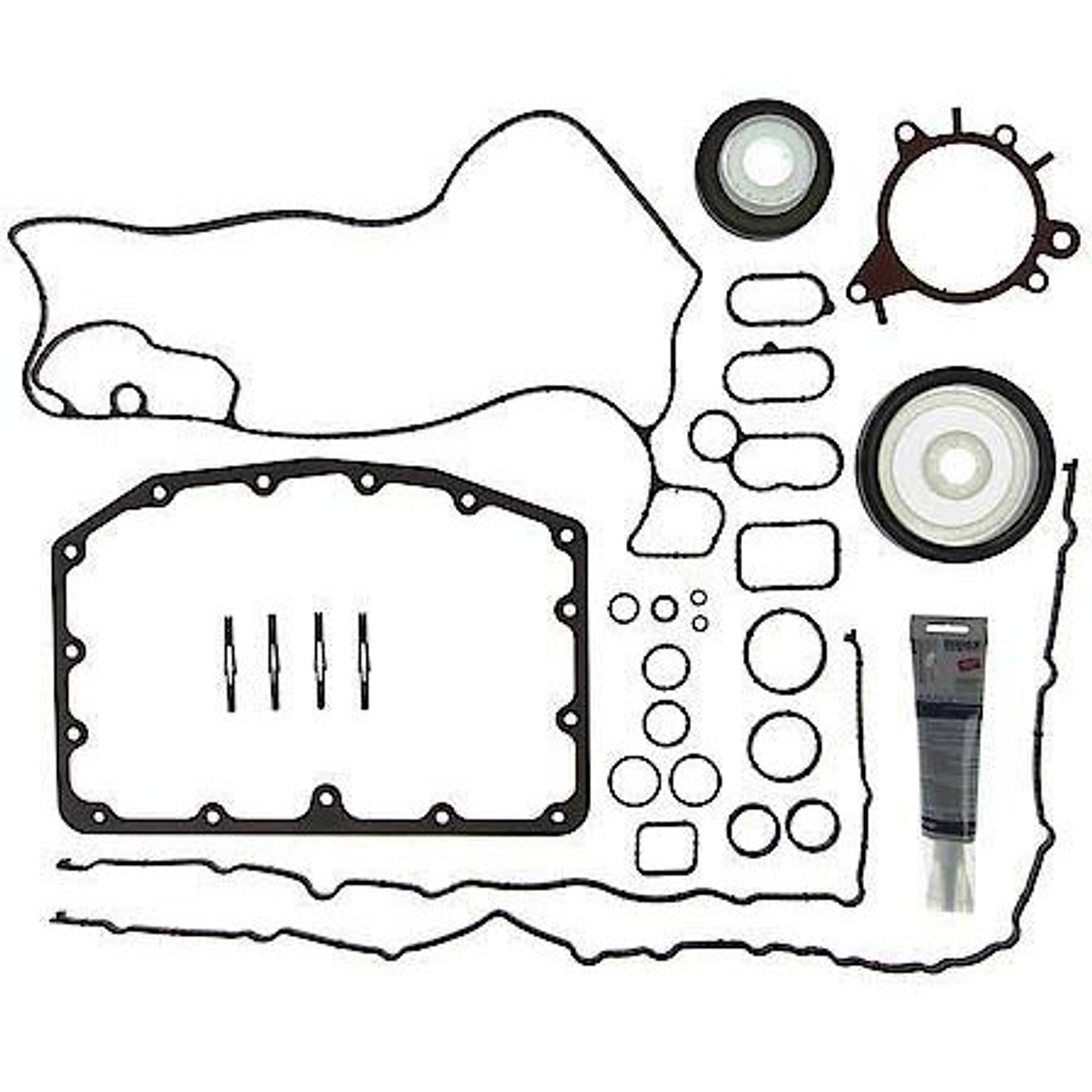 Mahle Lower Engine Gasket Set 2015 to 2019 6.7L Powerstroke (MCICS54886A)-Main View