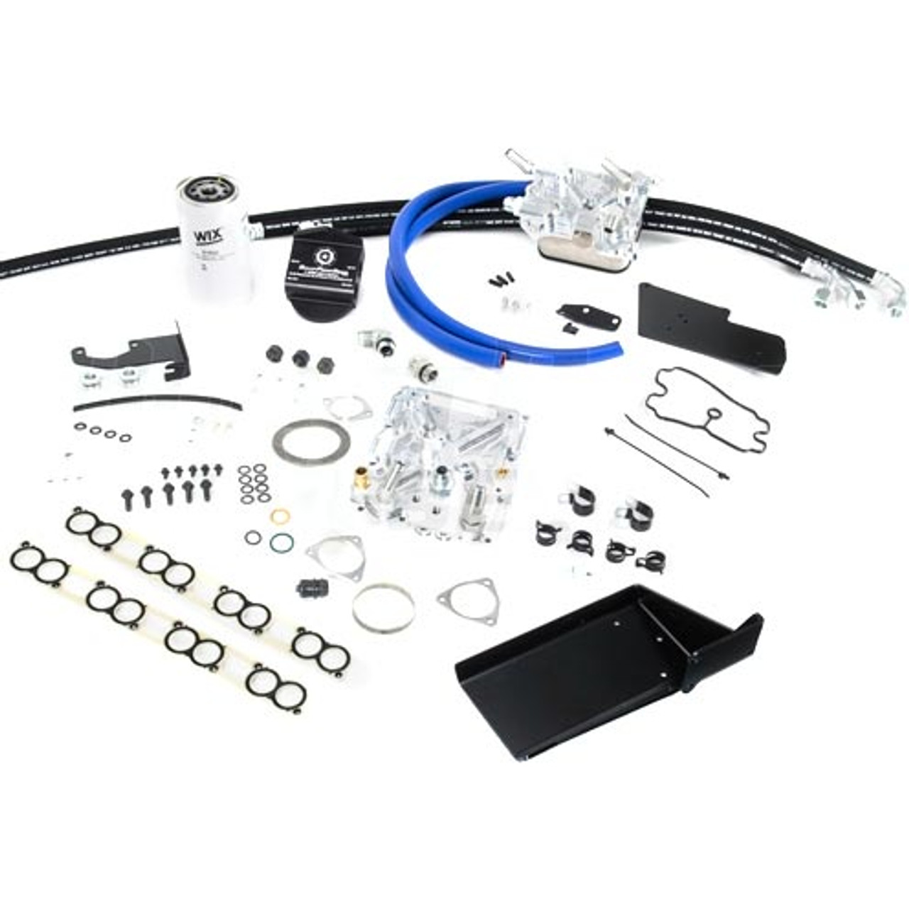 BULLET PROOF DIESEL OIL COOLER RELOCATION KIT 2008-2010 FORD 6.4L POWERSTROKE