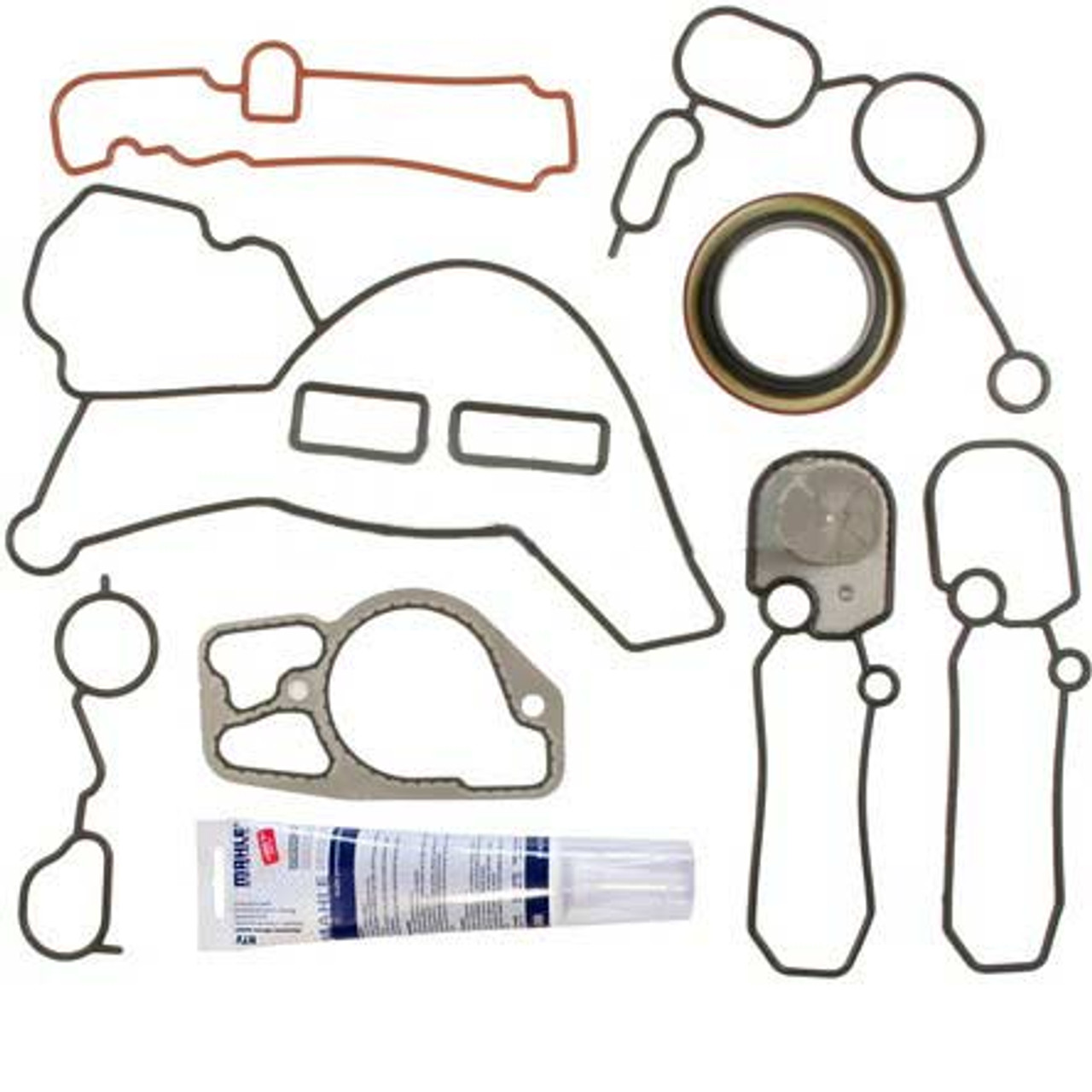 Mahle Timing Cover Gasket Set 1996 to 2003 7.3L Powerstroke (MCIJV5060)-Main View