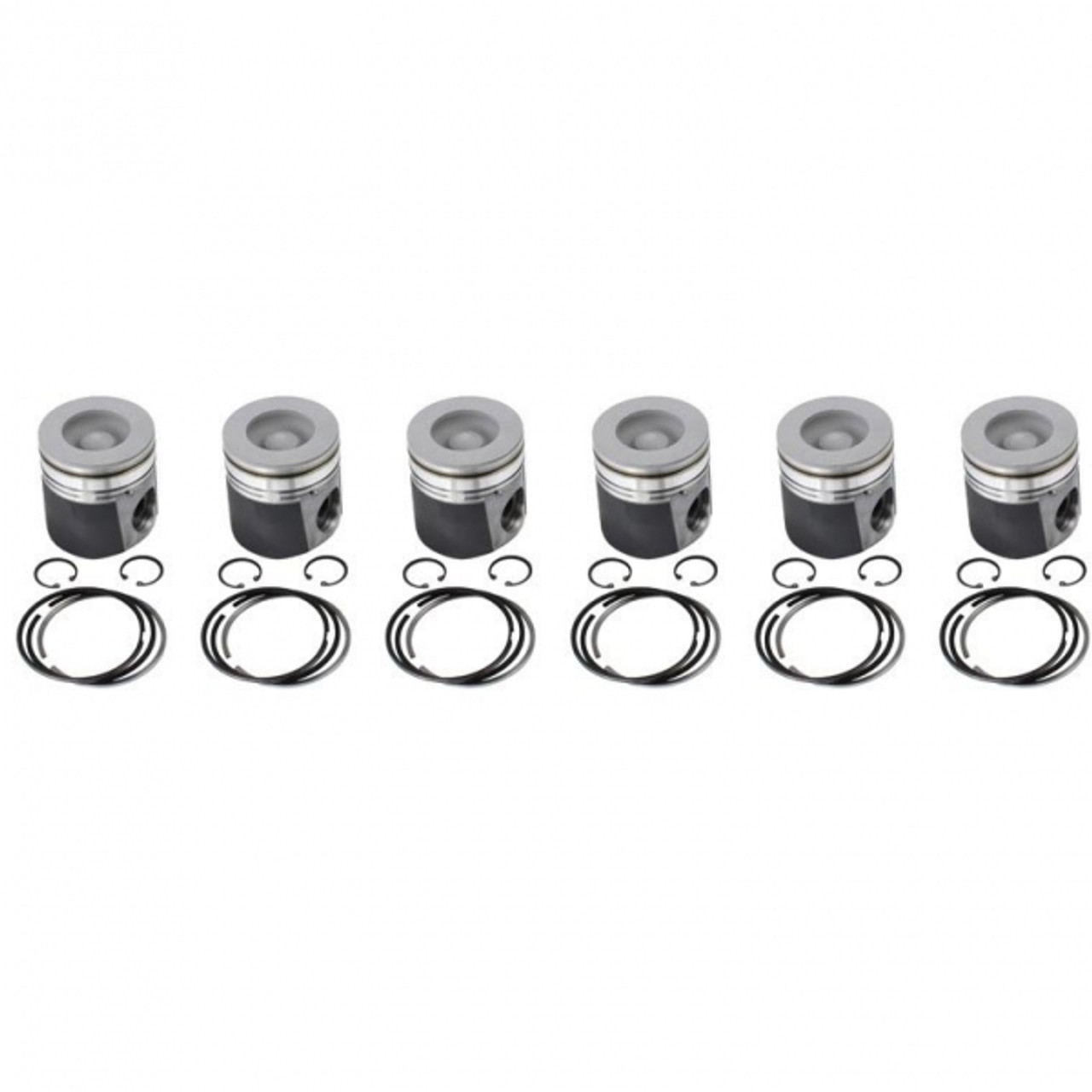 Industrial Injection Big Bowl Marine Pistons (Standard) 1989-1998 5.9L Cummins (IIPDM-03523CC)-Main View