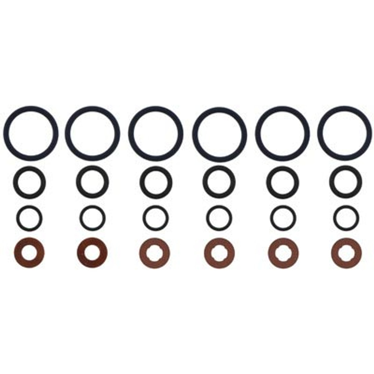 Mahle Fuel Injector Seal Kit 2003 to 2007 5.9L Cummins (MCIGS33484)-Main View