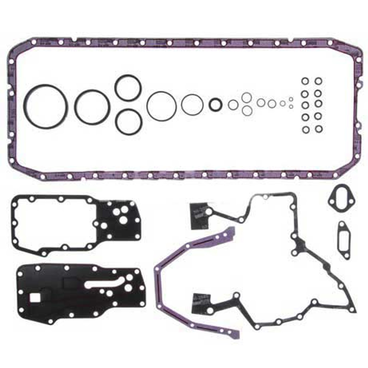 Mahle Lower Engine Gasket Set 2007.5 to 2017 6.7L Cummins (MCICS54774-1)-Main View