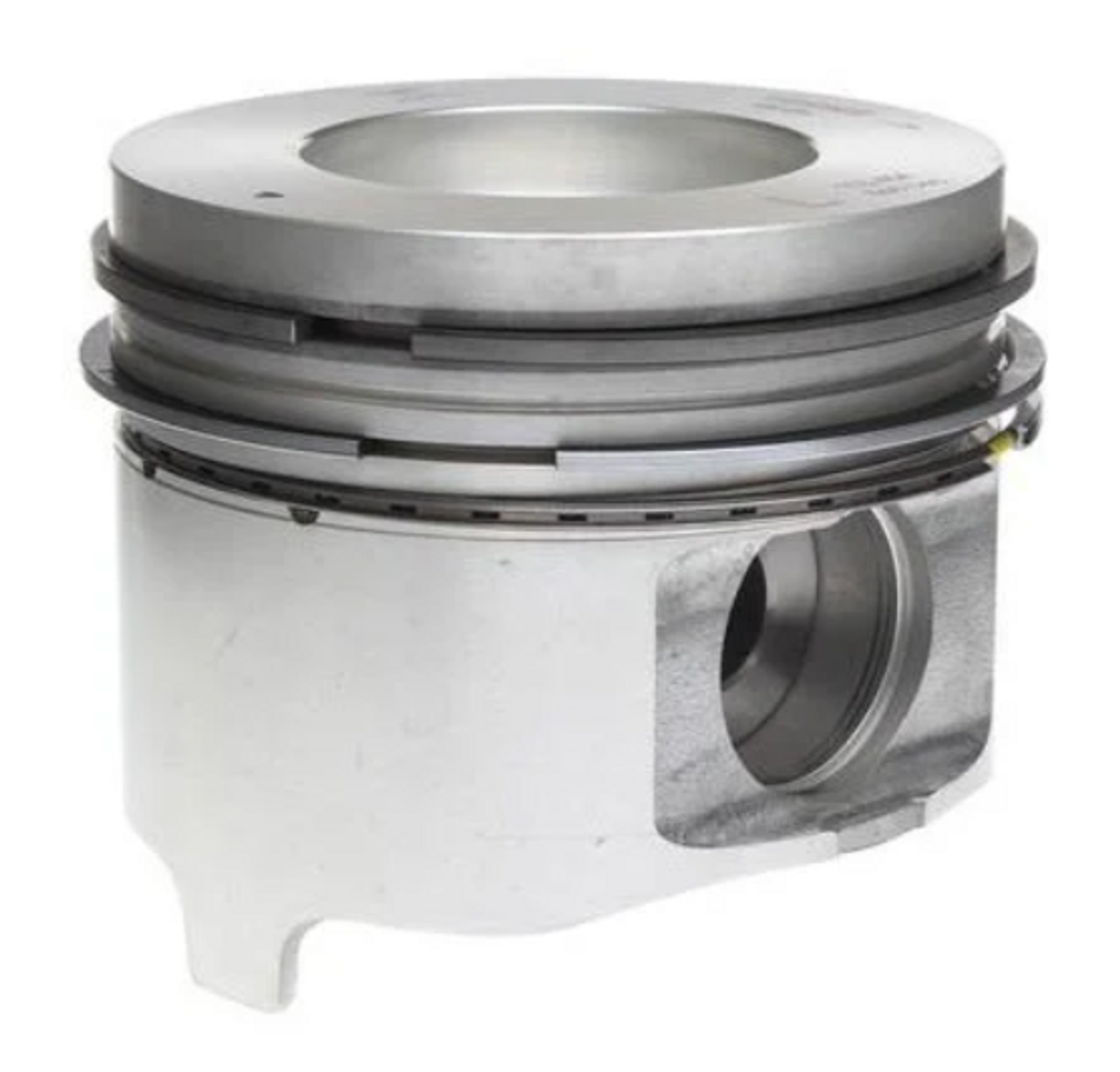 Mahle Piston With Rings (.020, Right Bank) 2001 to 2005 6.6L LB7/LLY Duramax (MCI224-3452WR.020)-Main View