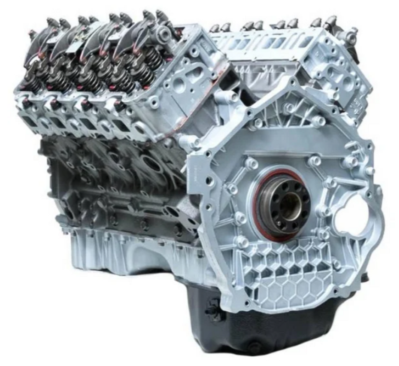 DFC Diesel 6.6 Duramax Engine-Back Side VIew