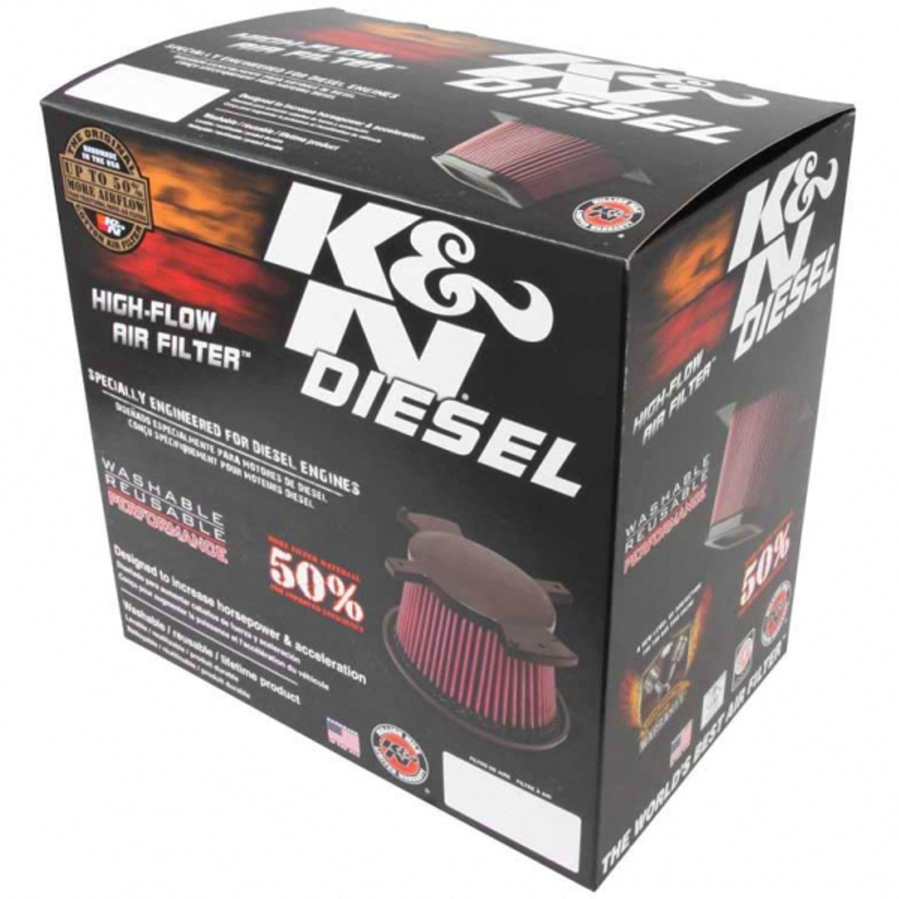 K&N Diesel Packaging