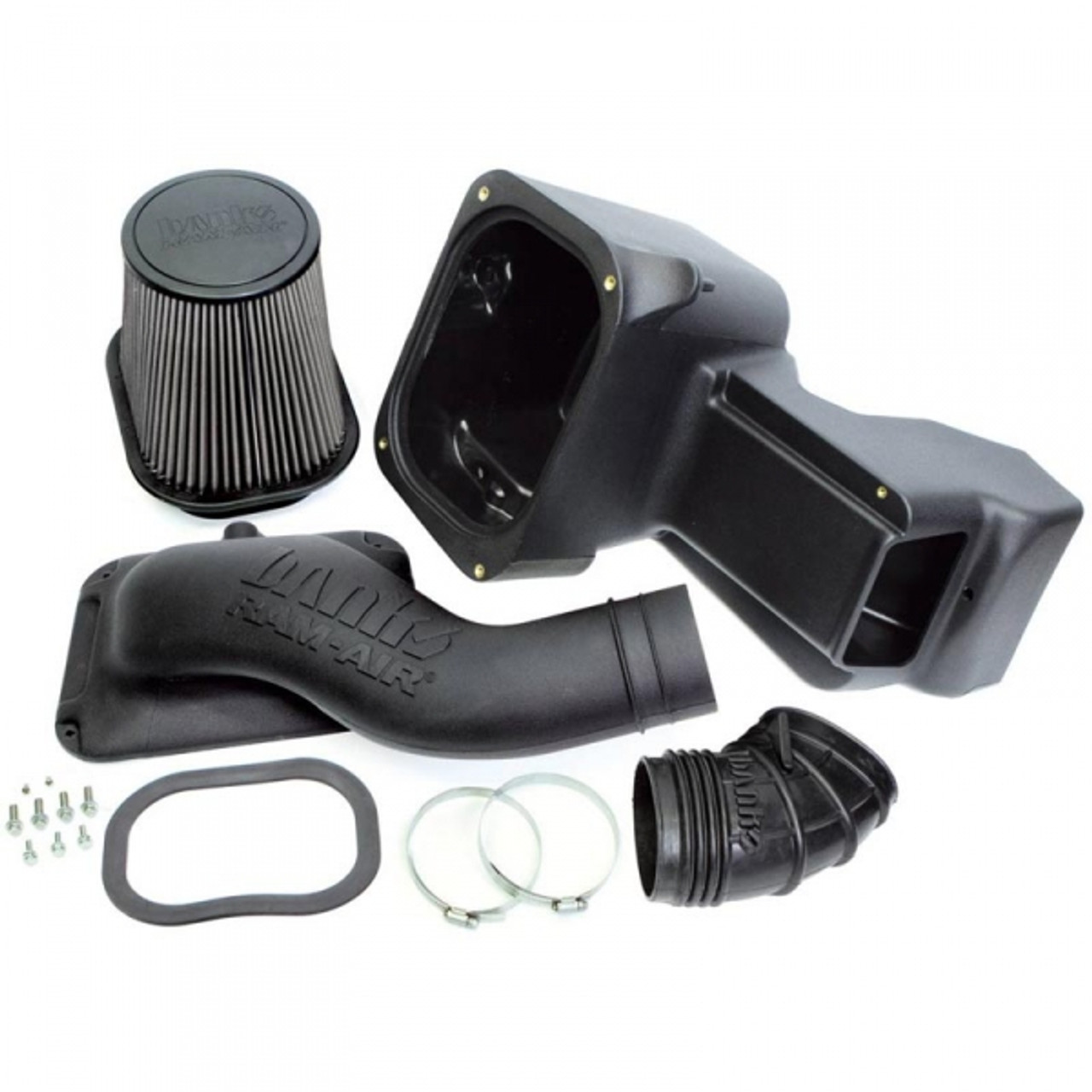 Banks Power Ram Air Intake System with Dry Filter 2017 to 2019 6.7L Powerstroke (BP41890-D)-Main View