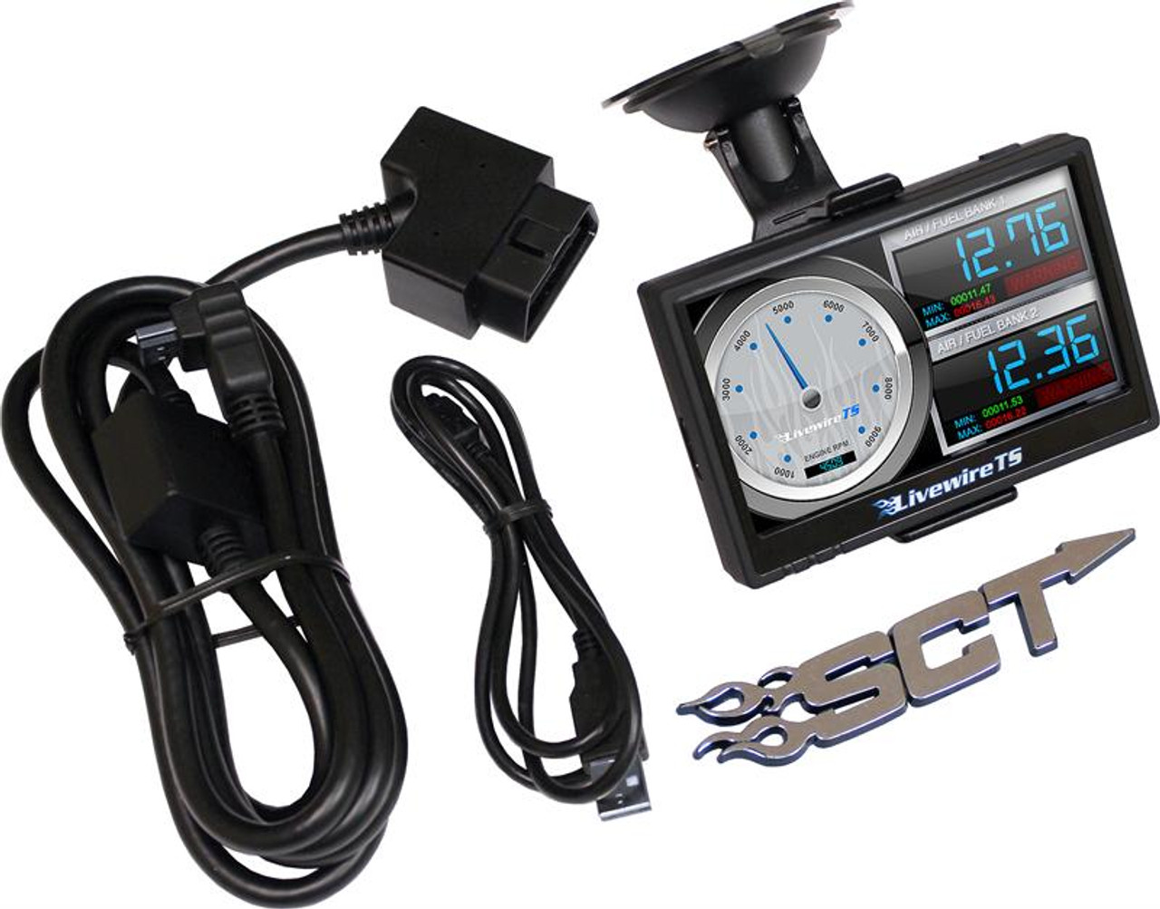  Blessed Performance SCT Livewire TS+ Performance Programmer for 2017 to 2019 Ford 6.7L Powerstroke (5015PBP_6.7_17-19) SCT Full View