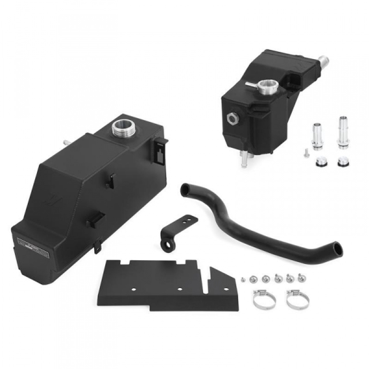 Mishimoto Expansion Tank Kit 2011 to 2019 6.7L Powerstroke-Wrinkle Black