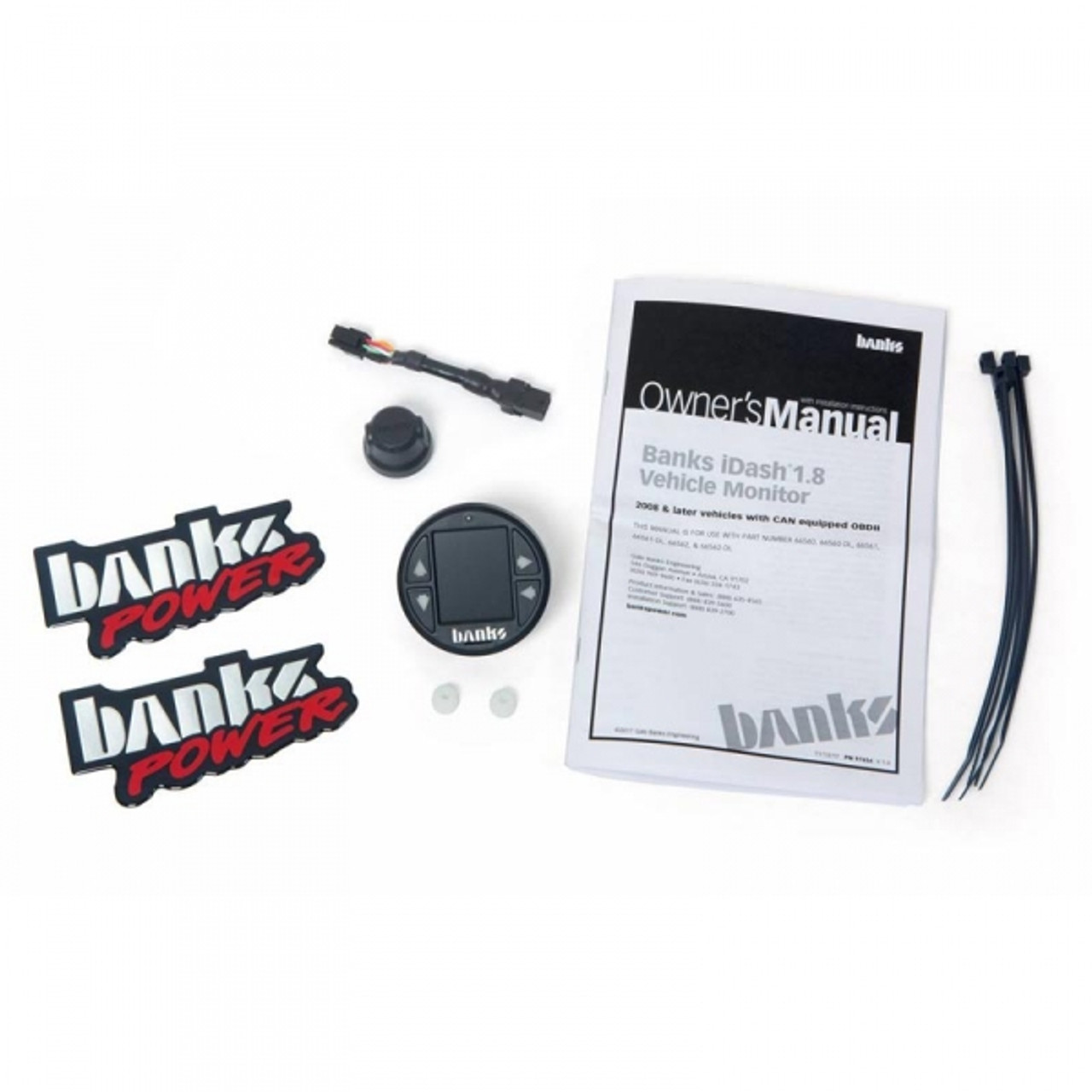 Banks Power iDash 1.8 Derringer Upgrade 2011 to 2019 6.7L Powerstroke (BP66561)-Kit View