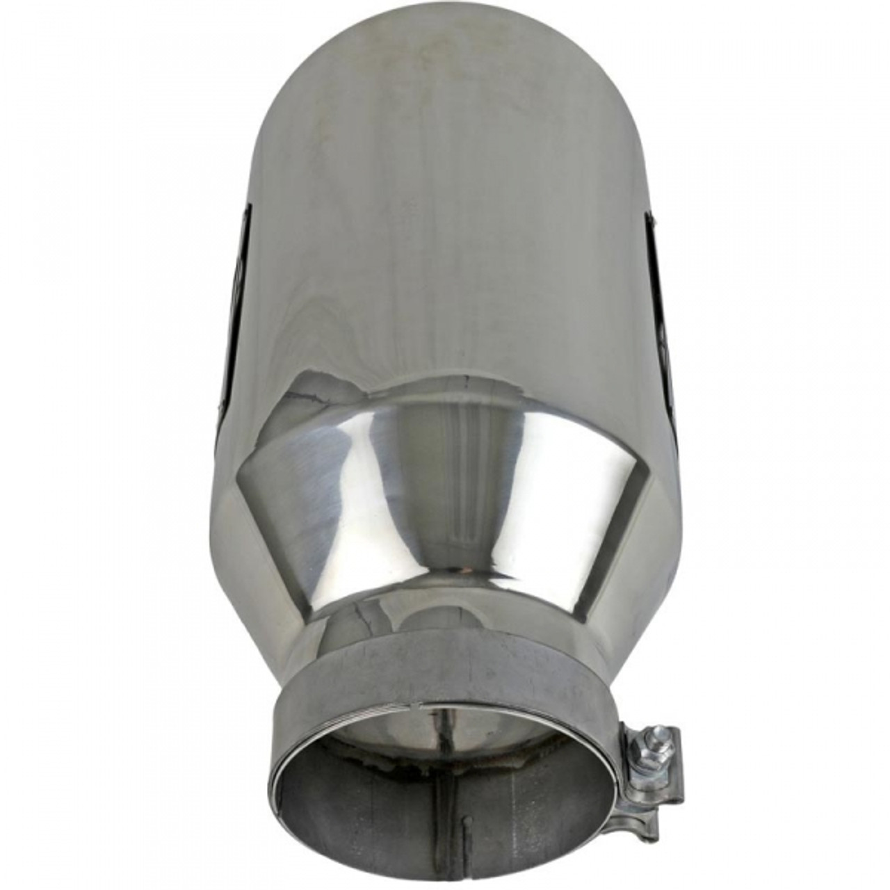 AFE MACH FORCE-XP 8" POLISHED EXHAUST TIP 2003-2007 6.0L POWERSTROKE - 5" IN X 8" OUT X 15" LONG