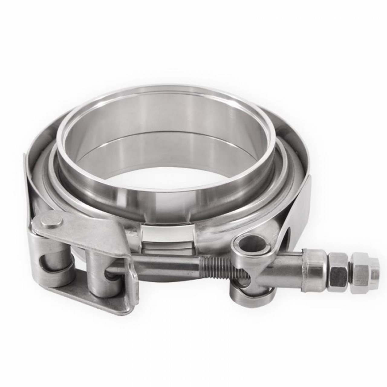 Mishimoto 3" V Band Clamp with Flange (Universal for 3" Connections) (MIMMCLAMP-VS-3)-Main View