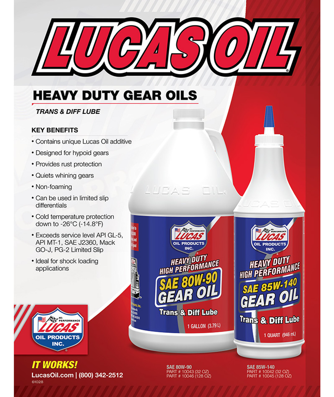 Lucas Oil Heavy Duty 80W-90