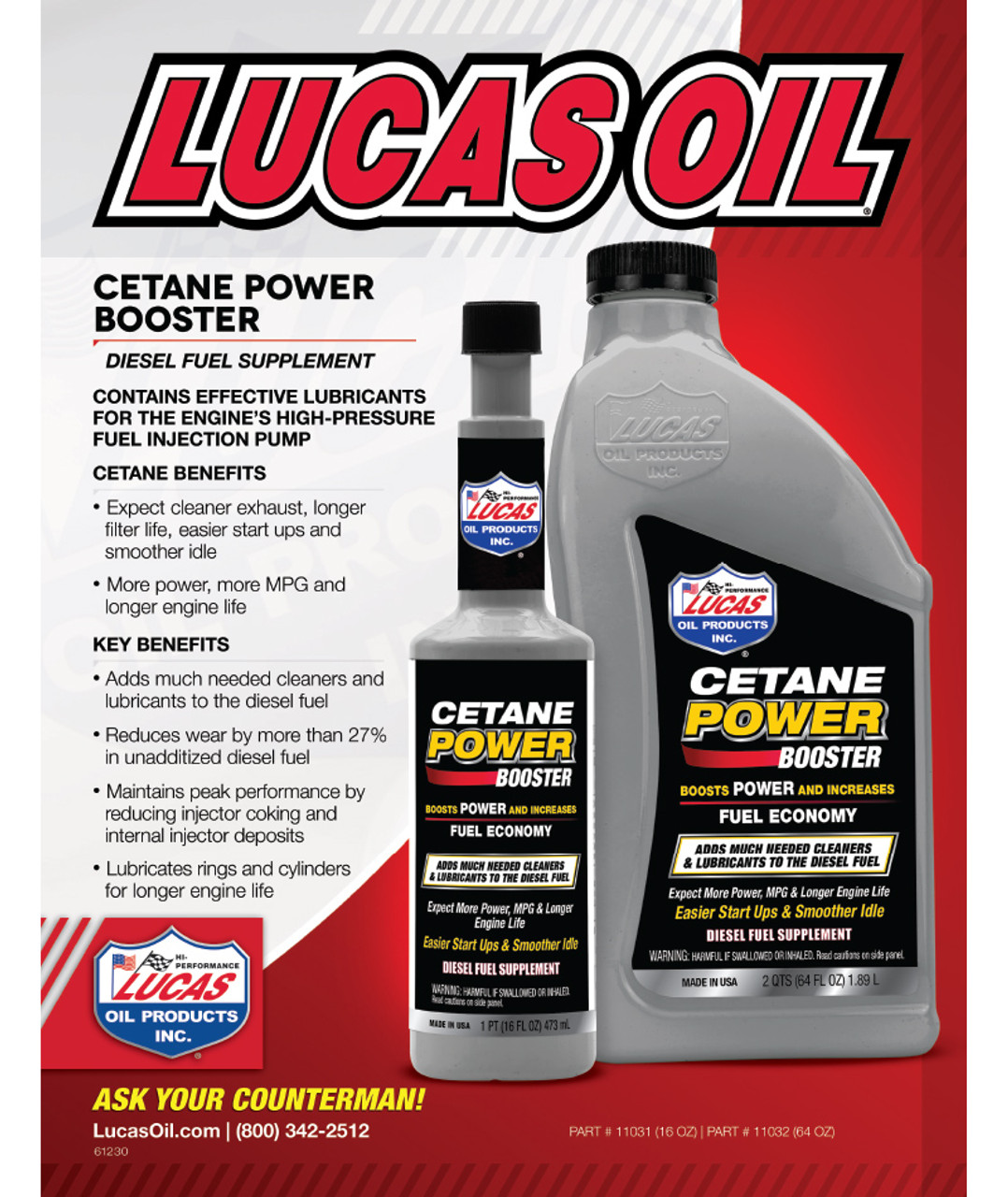 Lucas Oil Cetane Power Booster LC11032