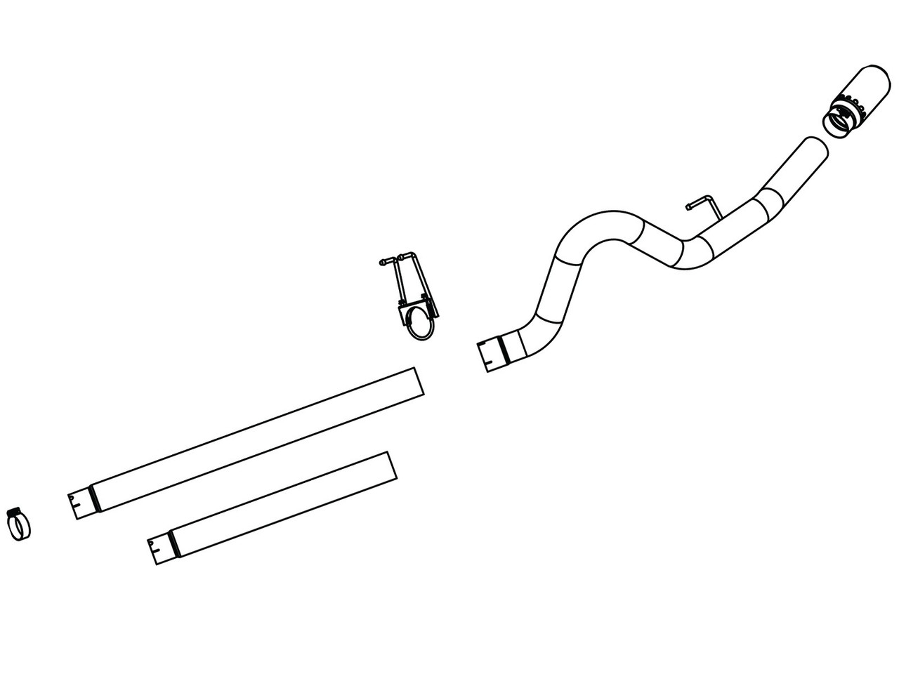 AFE Mach Force XP 4" DPF-Back Exhaust System