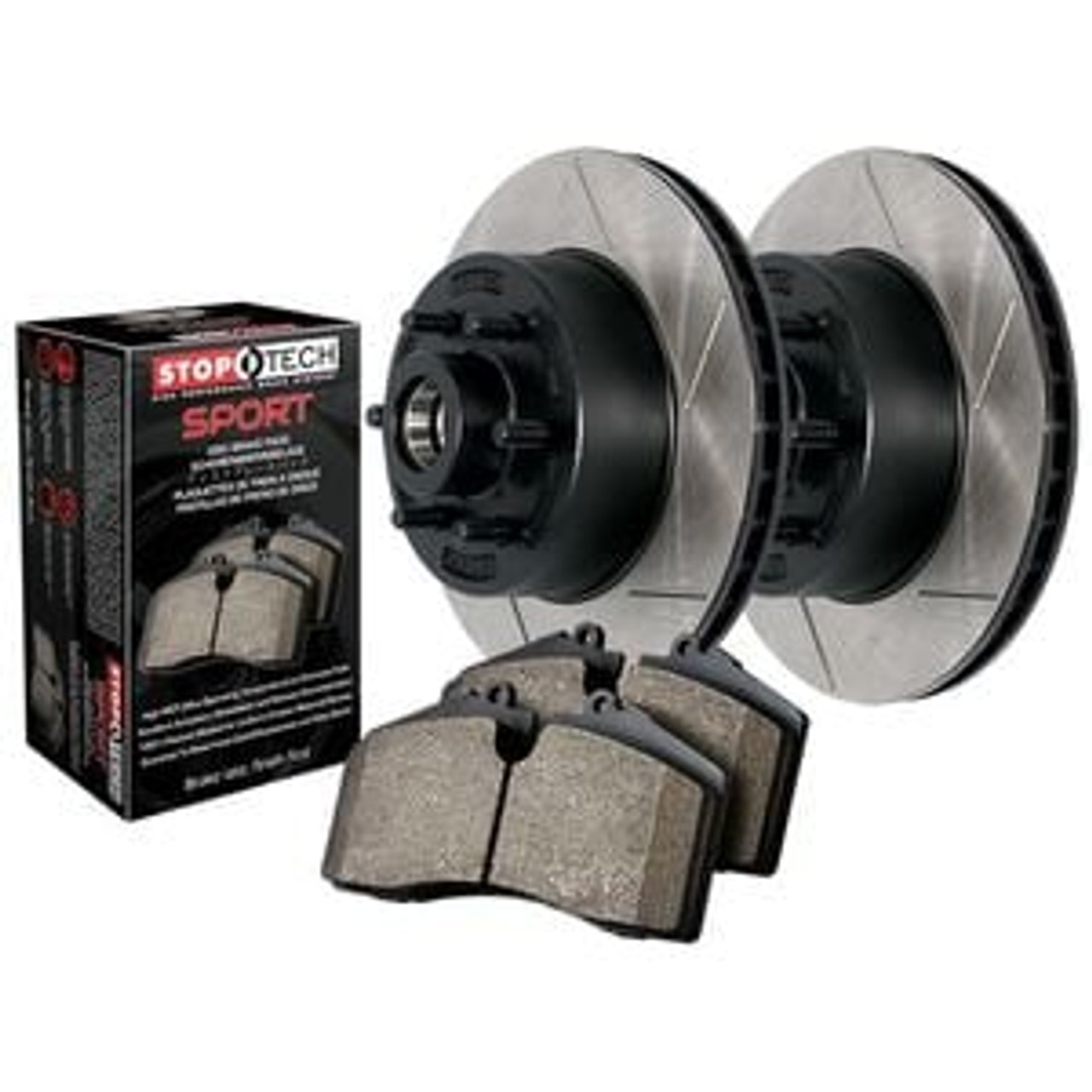 Stoptech 7.3L Powerstroke Pad & Slotted Rotor Kit