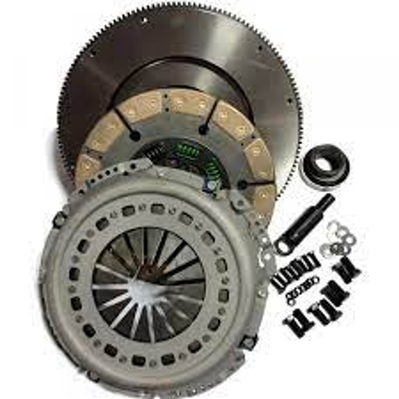 VALAIR CERAMIC UPGRADE CLUTCH WITH FLYWHEEL 1994-1997 FORD 7.3L POWERSTROKE 5-SPEED (600HP & 1100 FT-LBS.)