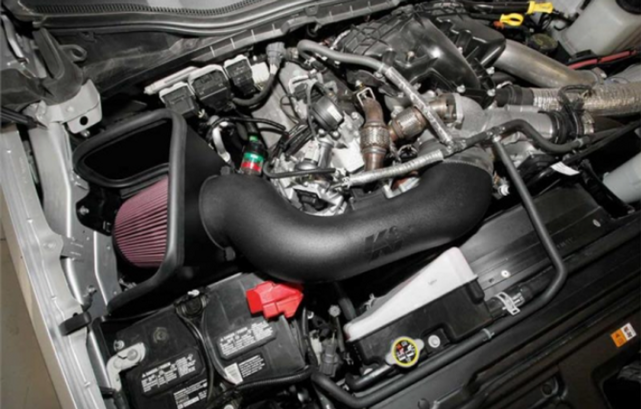 K&N 63 Series AirCharger Air Intake System (KN63-2597)-In Use View