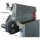 PPE HIGH FLOW PERFORMANCE INTERCOOLER WITH REINFORCED PINS 2006-2010 GM 6.6L DURAMAX LBZ/LMM (HIGH BOOST APPLICATIONS) (PPE115041100)Stock V. View