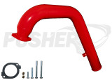 Pusher Max HD Charge Tube - GMC 2004.5-05 6.6L Duramax LLY-RED VIEW 