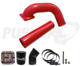 Pusher Intake System - 1991.5-1993 Dodge 5.9L 12V Cummins- Red View
