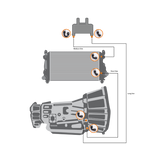 Fleece Transmission Cooler Line Set - 2011-2014 LML 6.6L Duramax 