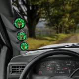 Glowshift MaxTow Triple Gauge Package for 1999-2007 Ford Superduty Powerstroke - Dash View