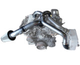 Pusher Intake System Piping Kit 2015-16 Ford F250/350 6.7L Powerstroke - Titanium 