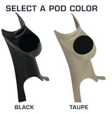 Glowshift 3in1 Series Single Gauge Package for 2003-2009 Dodge Ram Cummins (GS-603-3G-PKG)-Pillar Color Option 