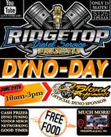 RIDGETOP presents Dyno Day 3-Pull Run (RTD_DYNO_PRE)- Flier View