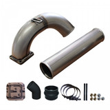 Pusher 3.5" MEGA Intake System 1998.5 to 2002 5.9L Cummins (PDC9802MKT)-Main View