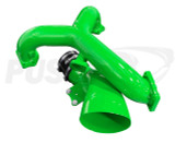 Pusher Powerflow Intake Manifold / Turbo Inlet Package for 2015 to 2019 Ford 6.7L Powerstroke (PFP1519ISE) Pusher Green View