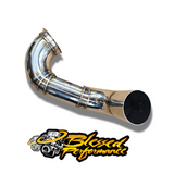 Blessed Performance Stainless Steel Hood Stack Kit 2003-2007 Ford 6.0L Powerstroke (BP6.0HSK) New View