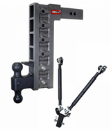 GEN Y Hitch Mega Duty 21K Drop Hitch W/Stabilizer 15" Drop (Universal 2.5" Shank 21,000 LB Towing Capacity) 3,000 LB Tongue Weight (GH-626)-Main View