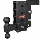 GEN Y Hitch Phantom 12K Drop Hitch W/Dual Ball 9" Drop (Universal 2" Shank 12,000 LB Towing Capacity) 1,200 LB Tongue Weight (GH-15012)-Main View