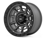Rough Country 85 Series Wheel (Simulated Beadlock | Gunmetal Gray/Black | 17x9 | 6x5.5 | -18mm) (85171812A)-Main View