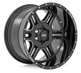Rough Country 92 Series Wheel (Machined One Piece|Gloss Black|18x9|5x5.5|+0mm) (92180914)-Main View